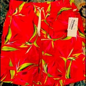 Boys size 10/12 old navy swim trunks